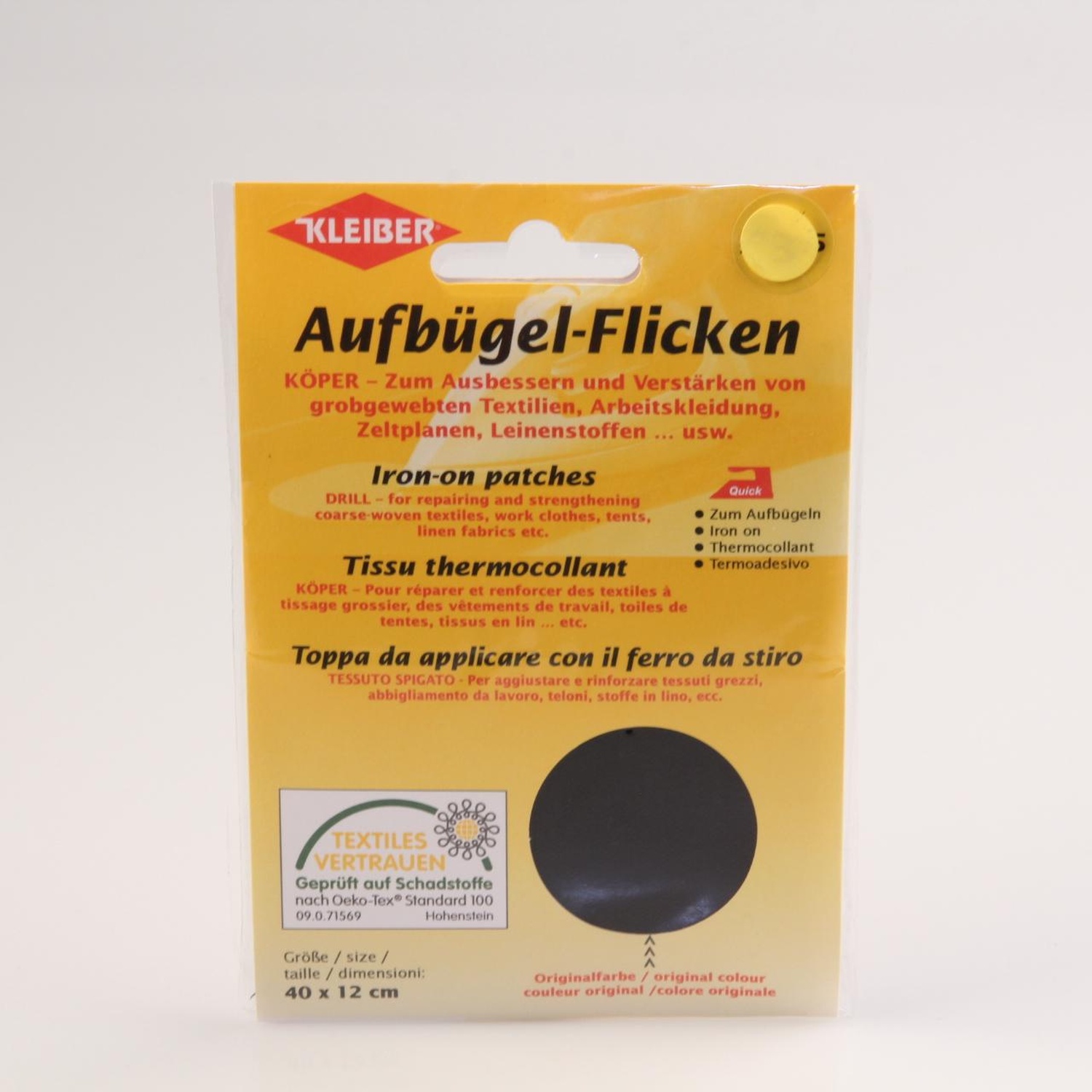 KLEIBER Aufbügel-Flicken Köper