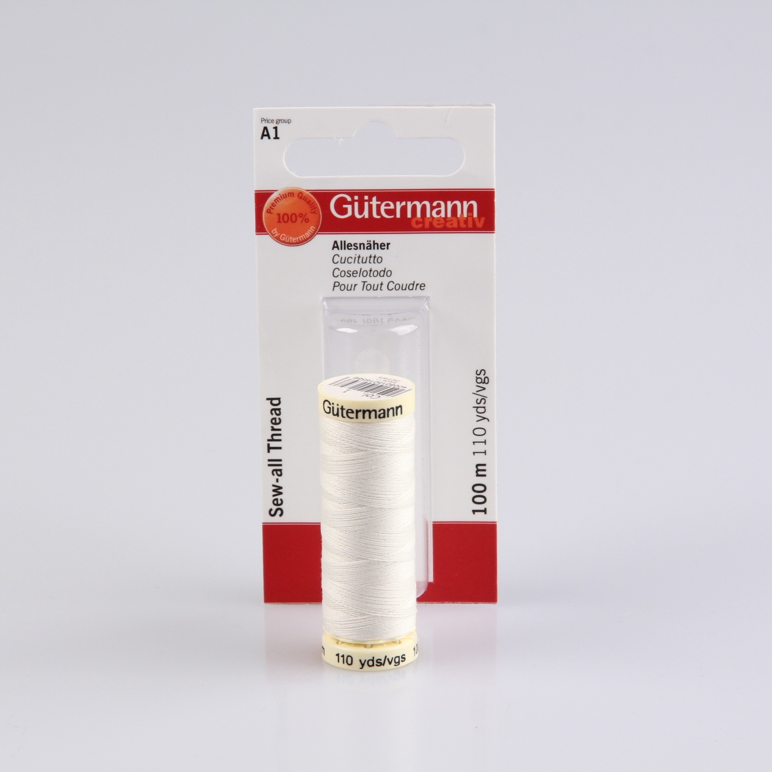 Gütermann Allesnäher 100m, Farbe 1 eierschale - SB