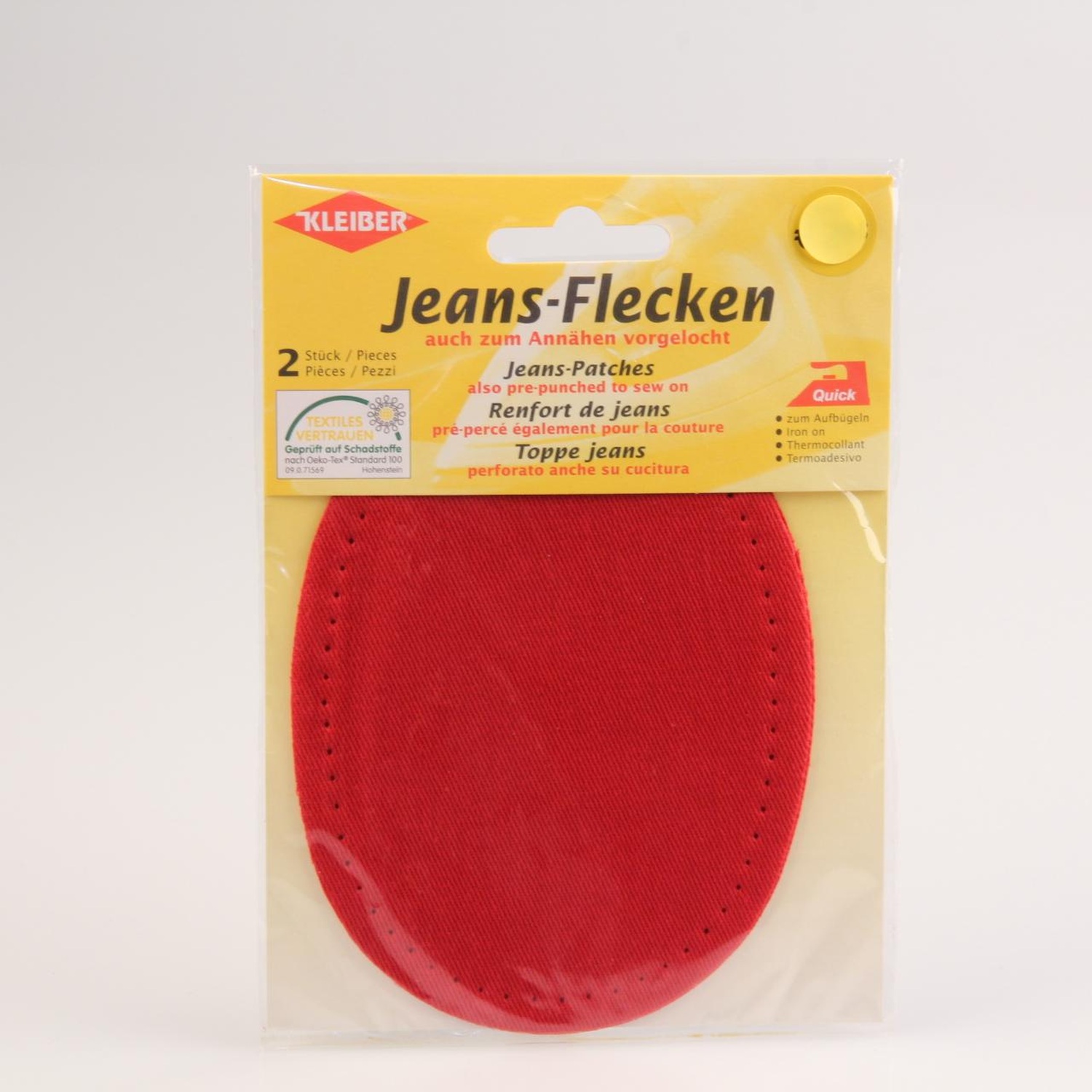 KLEIBER 2 Jeans-Flecken Ovalform