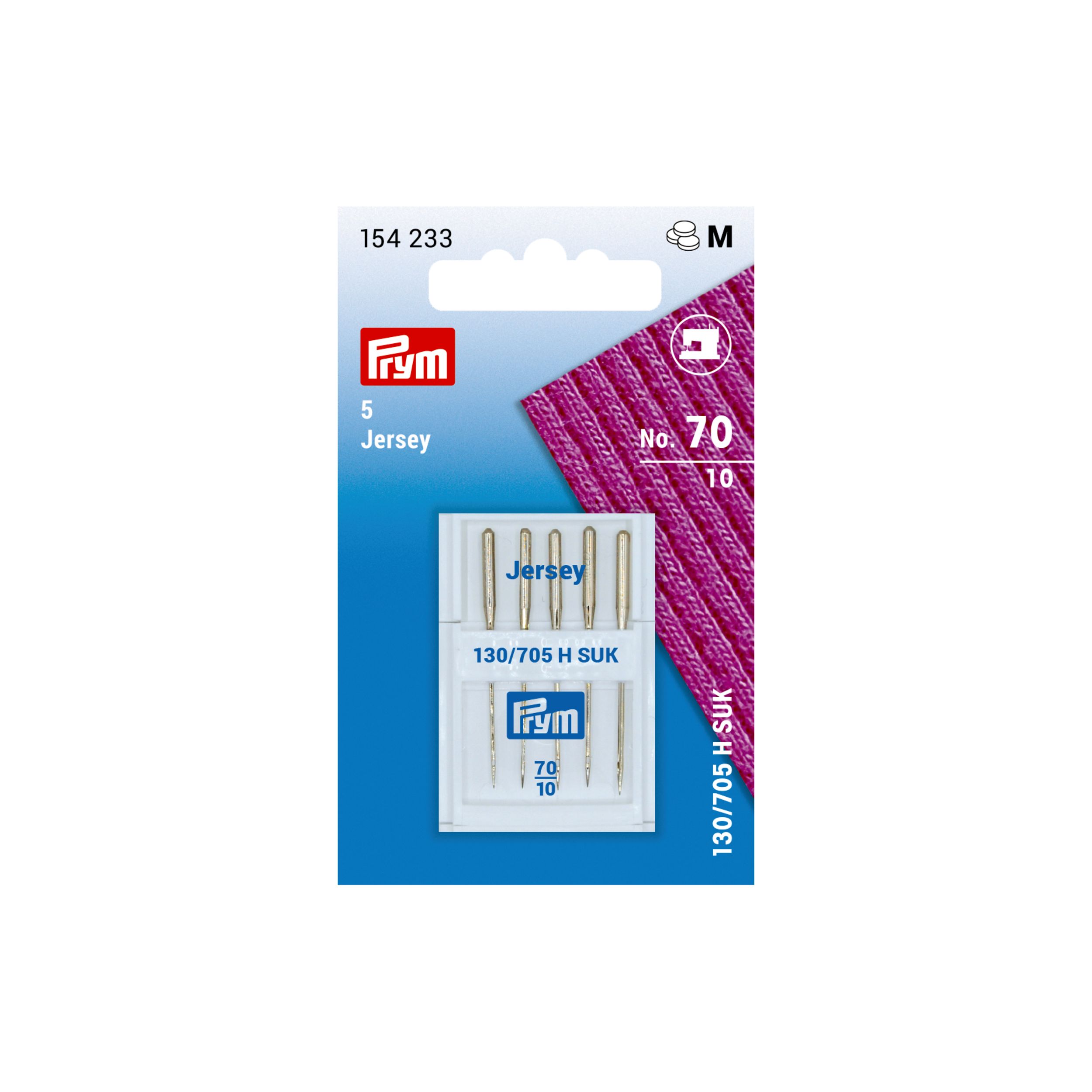 Prym/Schmetz Spezial-Nähmaschinennadeln 130/705 "Jersey",70