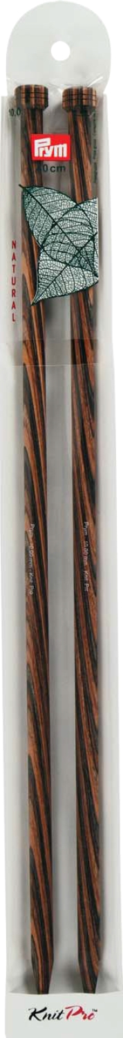 Jackenstricknadeln NATURAL farbig 40 cm 10,00 mm