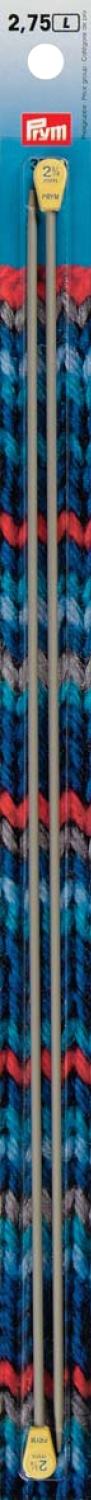 Jackenstricknadeln ALU 35 cm 2,75 mm grau