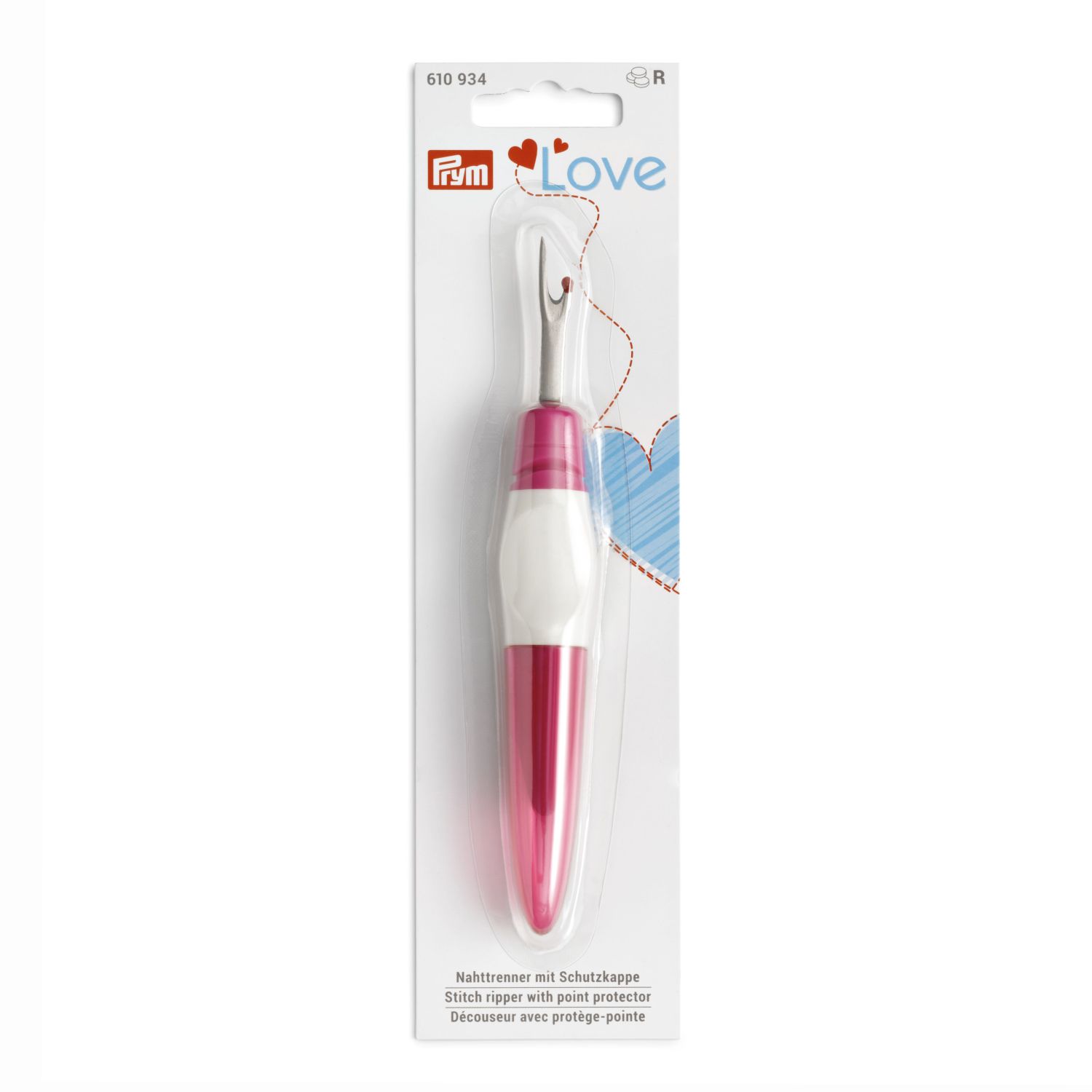 Nahttrenner groß, Prym Love pink