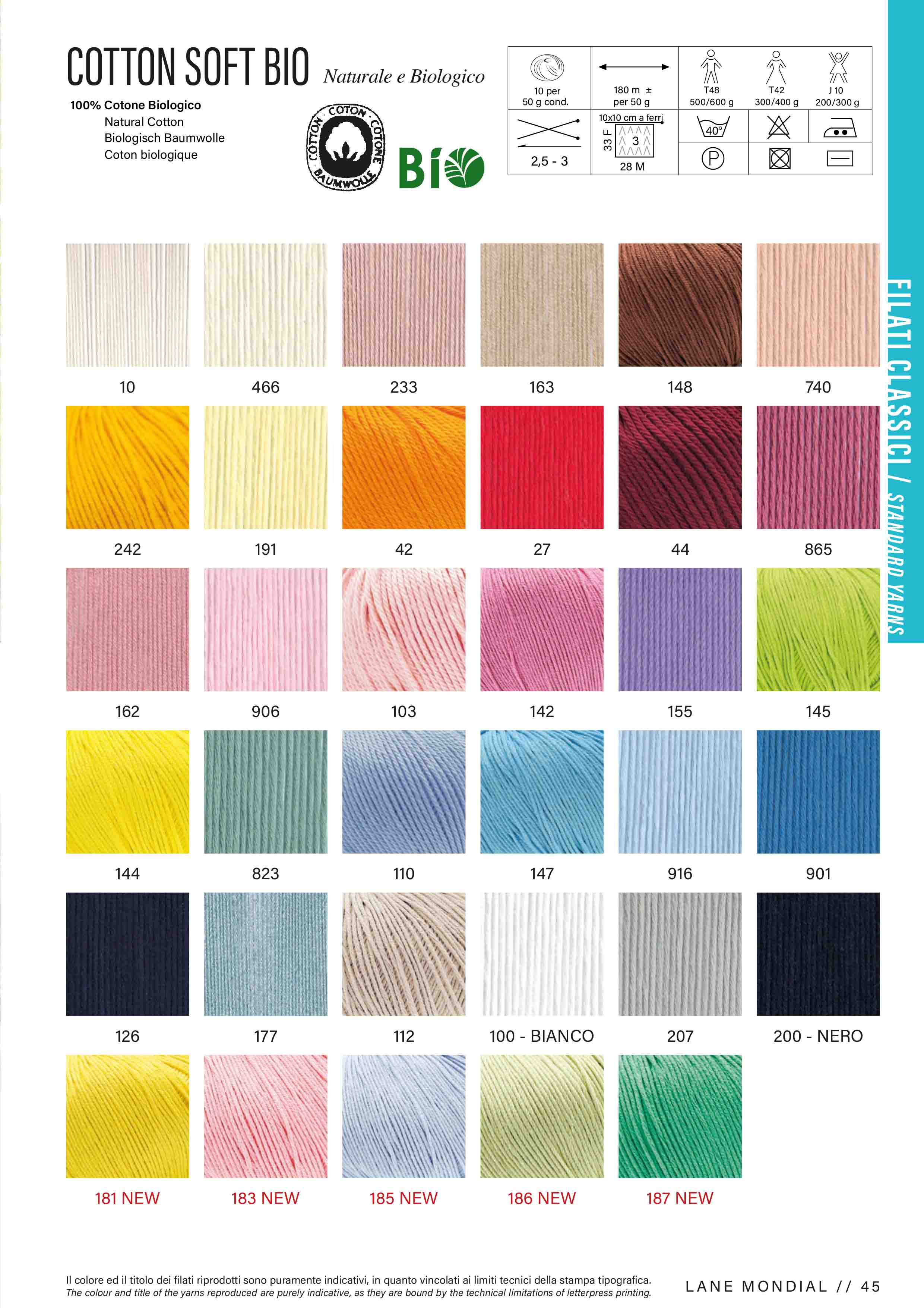 Mondial Cotton Soft Bio 50g