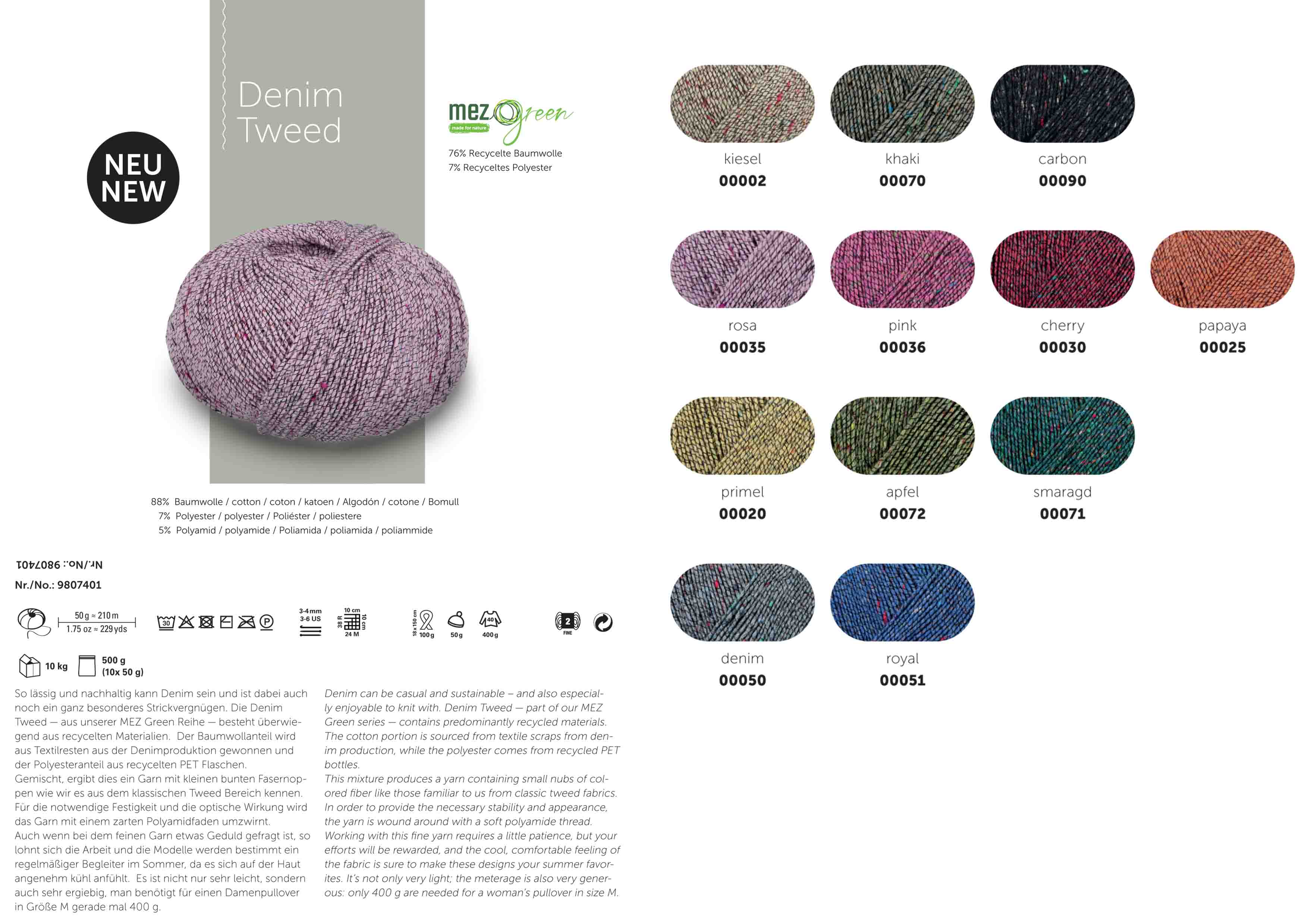 Schachenmayr Denim Tweed 50g