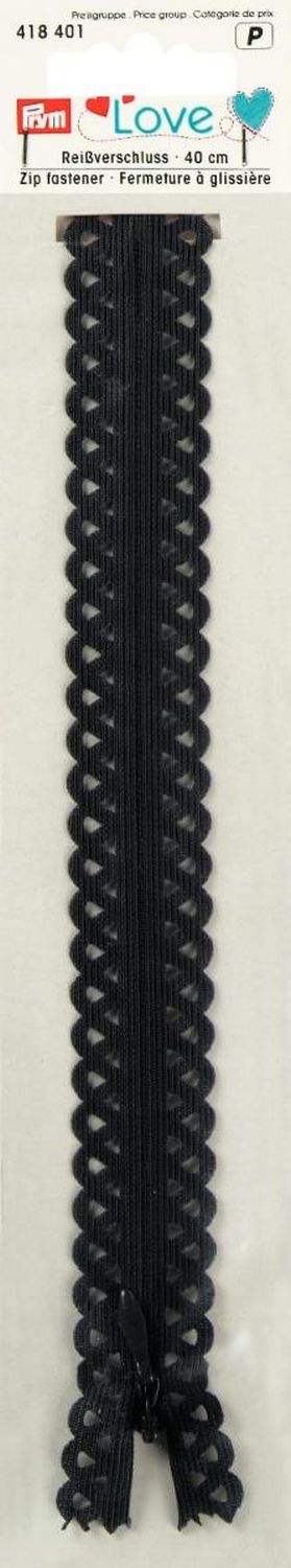 Reißverschluss 40cm, graphit