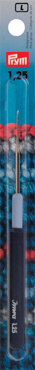 Garn-Häkelnadeln KST-Griff ST 1,25 mm silberfarbig