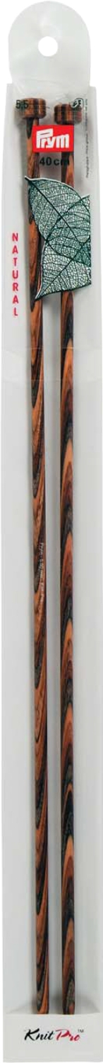 Jackenstricknadeln NATURAL farbig 40 cm 5,50 mm