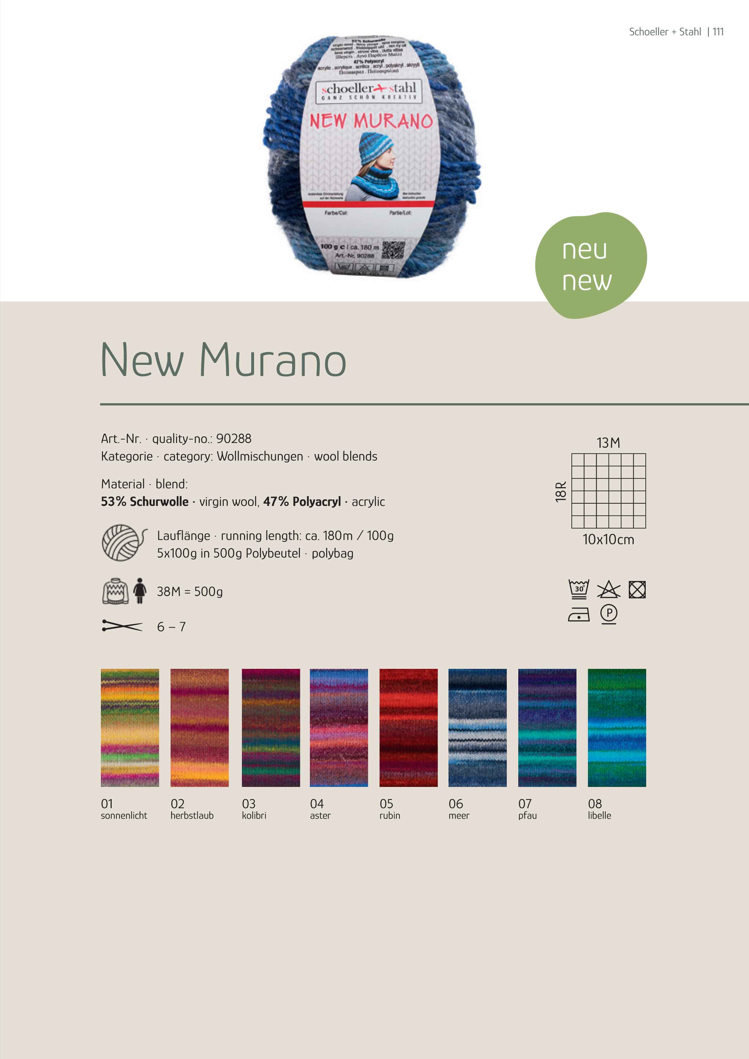 Schoeller + Stahl New Murano 100g