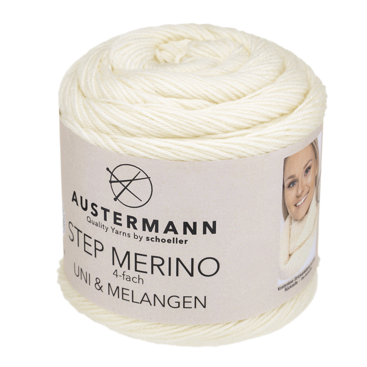 STEP GOTS MERINO 4-FACH UNI & MELANGEN 100g