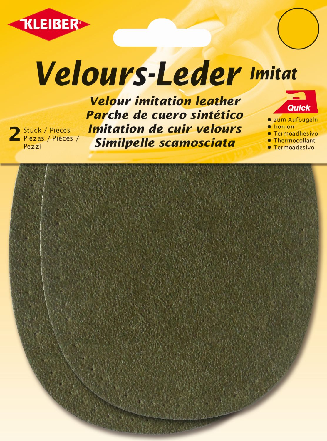 KLEIBER Velour-Leder-Imitat