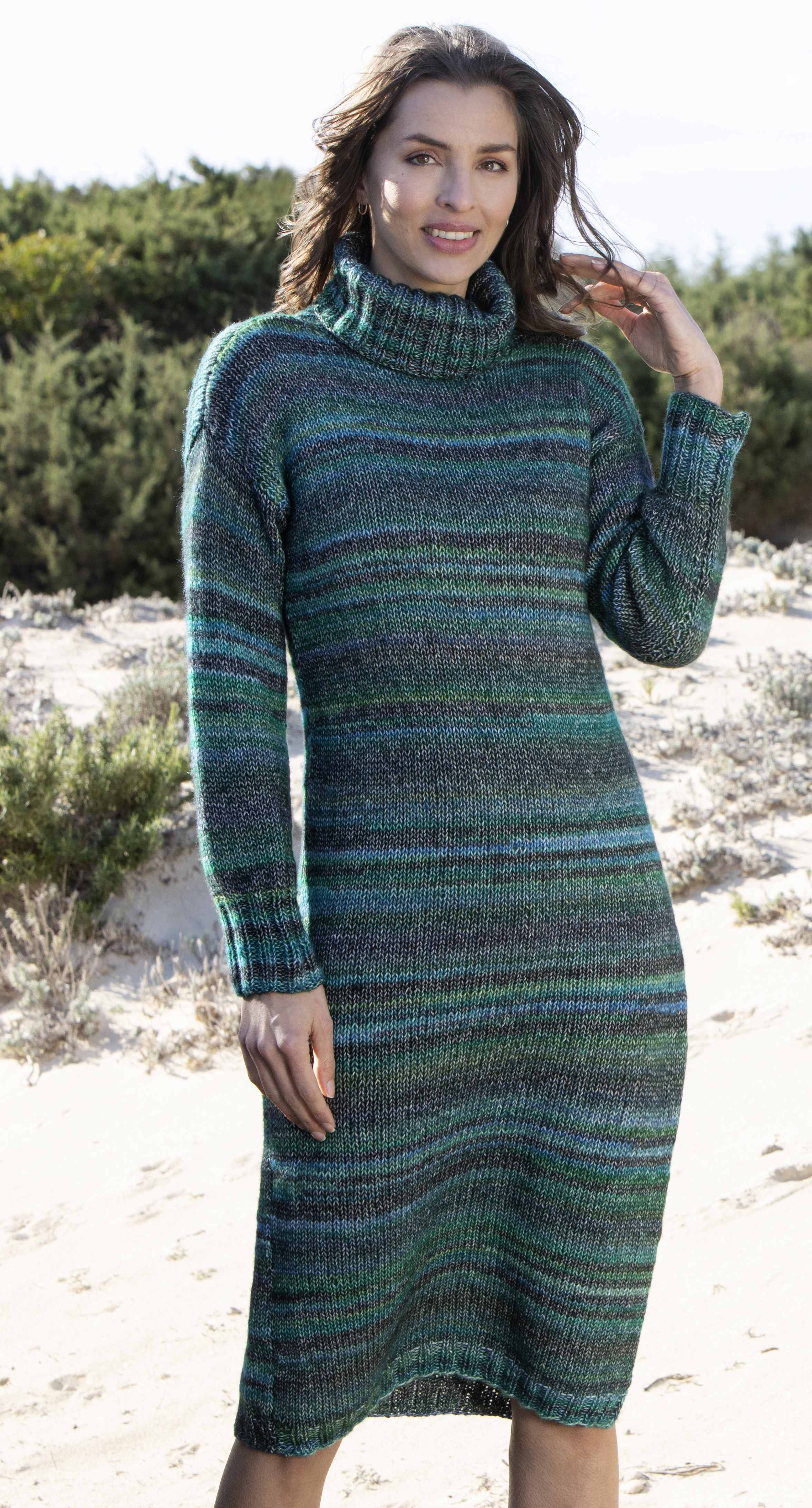 Strickpaket Strickkleid Waldsee Gr. 44/46