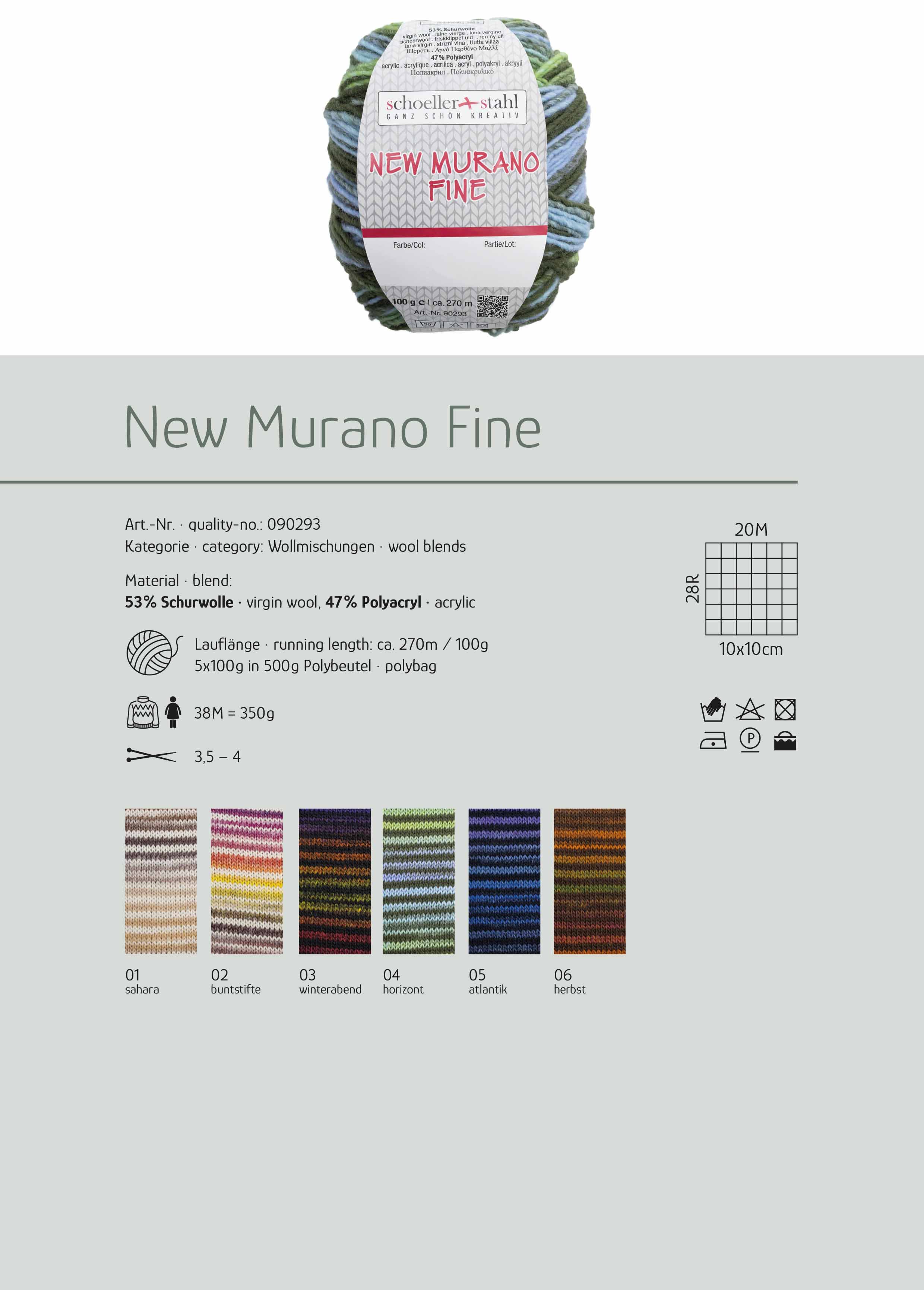 SCHOELLER + STAHL New Murano Fine 100g
