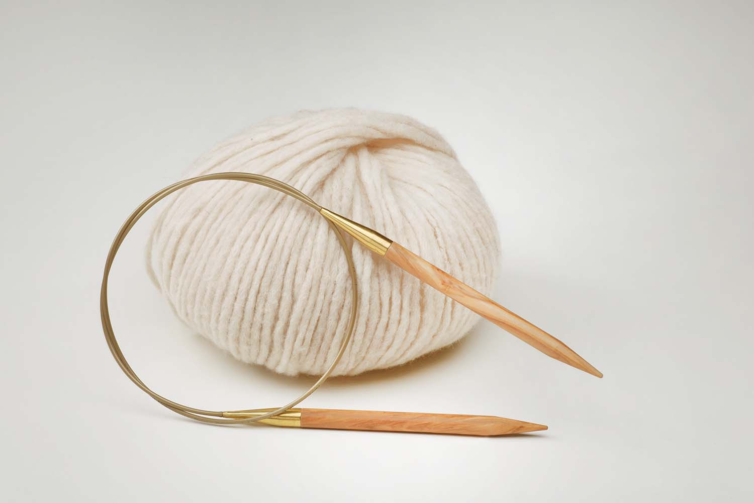 addi Rundstricknadel aus Olivenholz