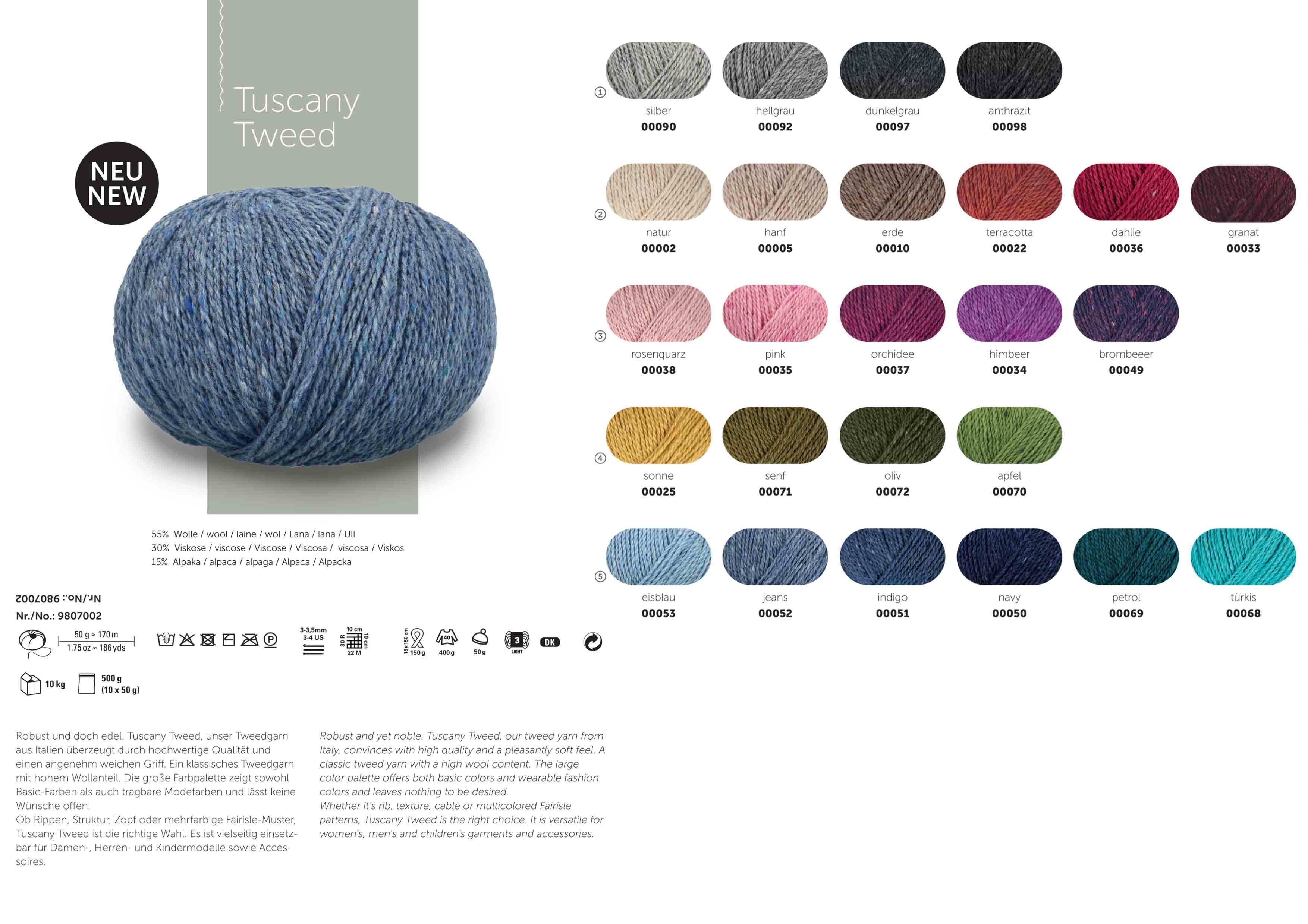 Schachenmayr Tuscany Tweed 50g