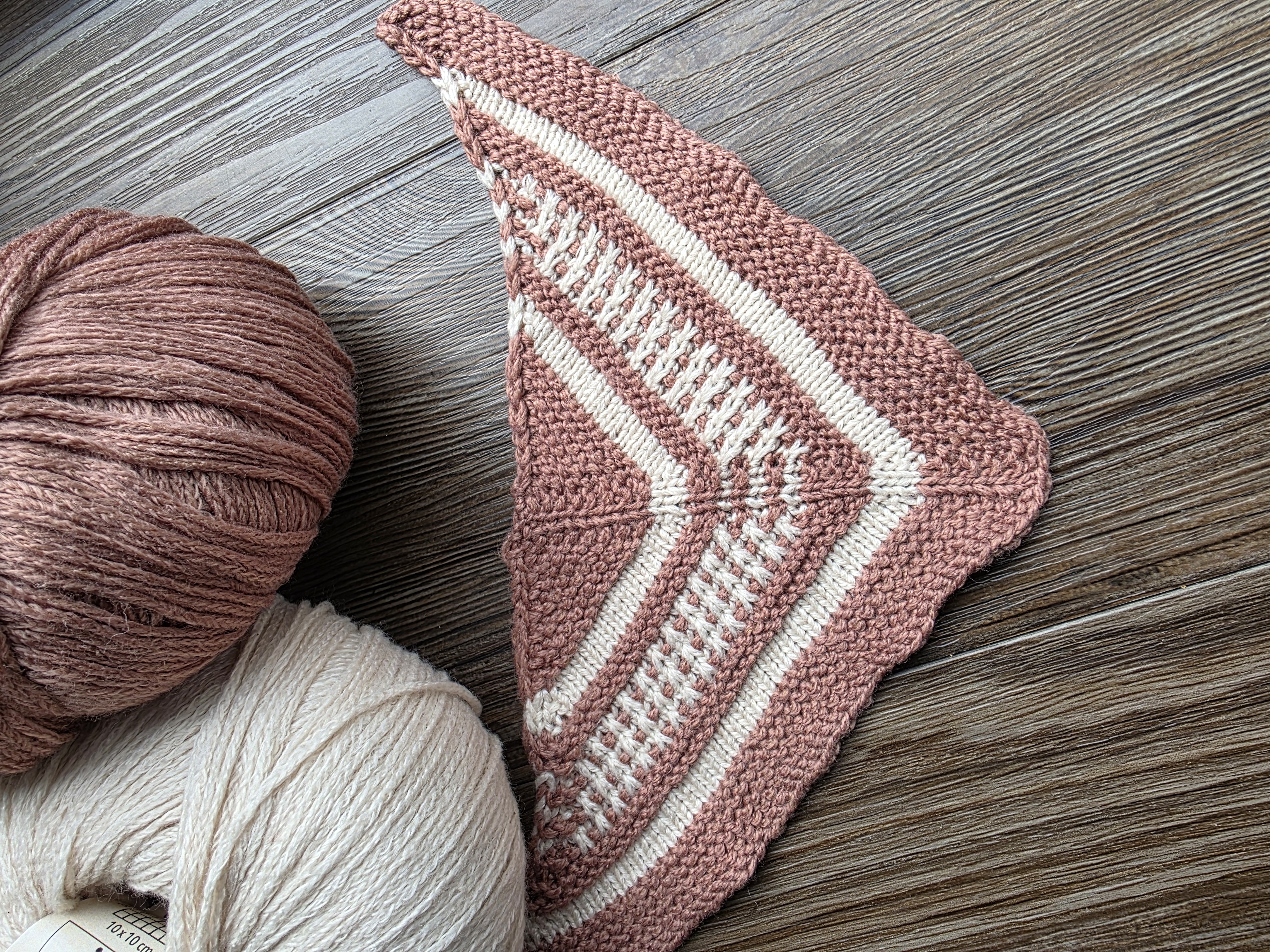 Austermann Elida Strickpaket Tuch "Cappuccino"