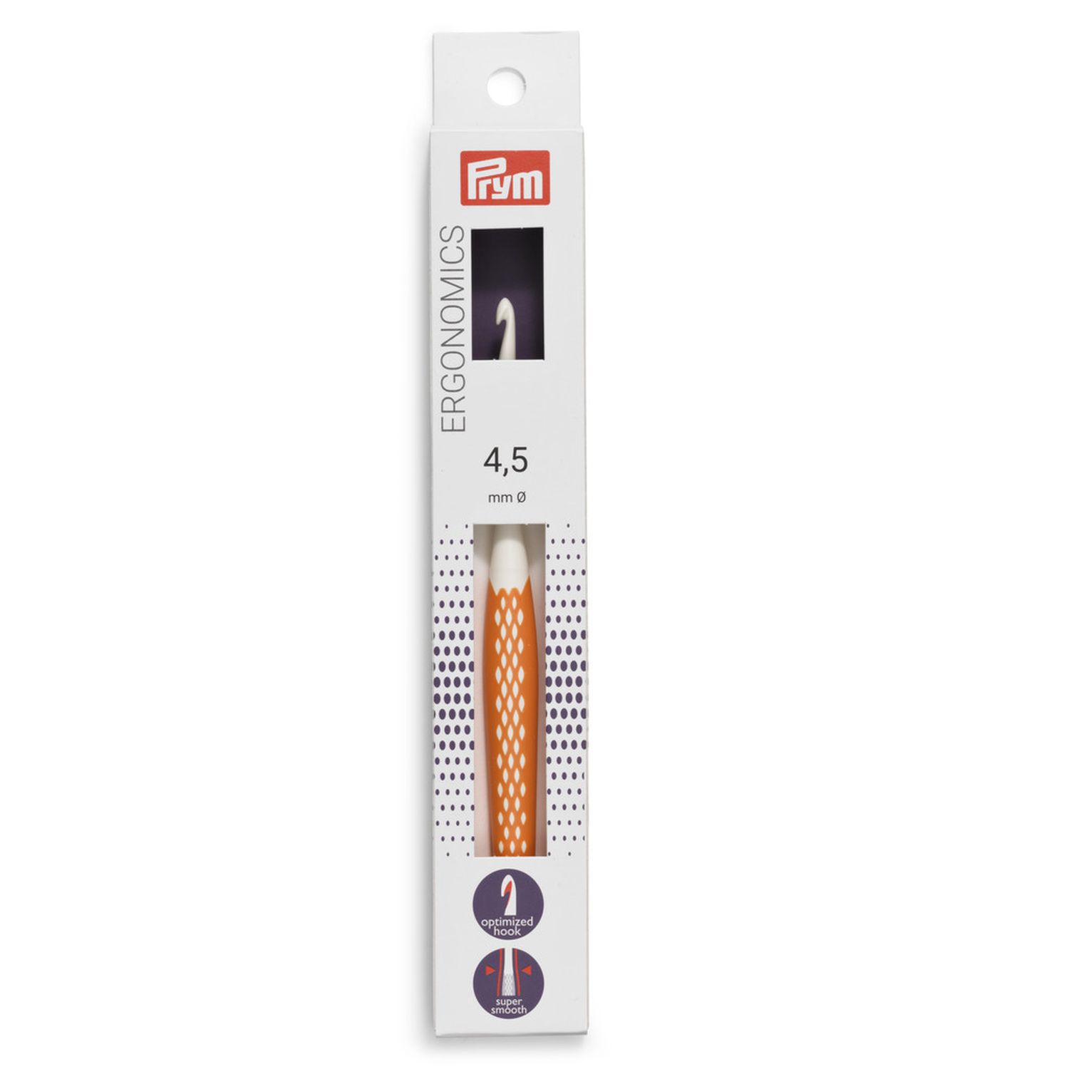 Wollhäkelnadeln prym.ergonomics, 16cm, 4,5mm